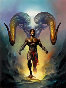 Aries, the Ram, Boris Vallejo