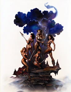 Barbarian Queen (1985), Boris Vallejo