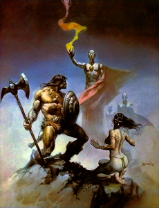 The Barbarian and the Sorcerers, Boris Vallejo