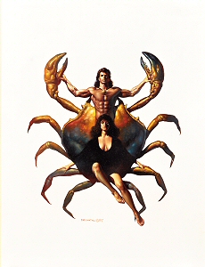Cancer, the Crab, Boris Vallejo