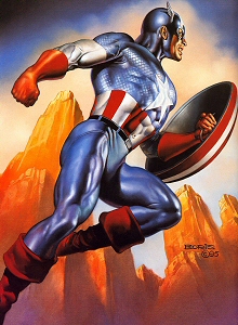 Captain America, Boris Vallejo