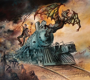 Demonic Train, Boris Vallejo