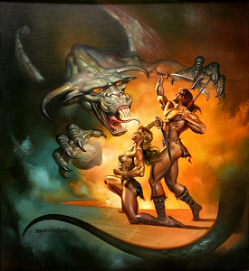 Dragon Wars, Boris Vallejo