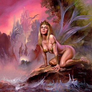 Fairy of the Dragon's Lair, Boris Vallejo