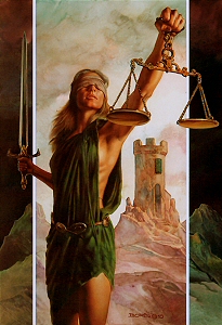 Justice, Boris Vallejo