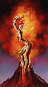The Mistress of Fire, Boris Vallejo