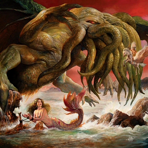 Ode to Harryhausen, Boris Vallejo & Julie