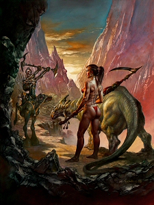Out for a Walk, Boris Vallejo