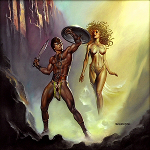 Perseus Defeats Medusa, Boris Vallejo