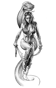 Serpent Goddess, Boris Vallejo
