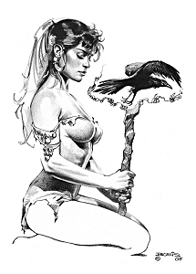 Sorceress Bird, Boris Vallejo