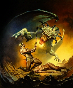 The Sorceress and the Dragon, Boris Vallejo