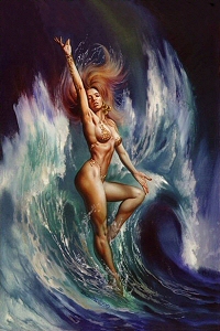 The Sorceress of the Waves, Boris Vallejo