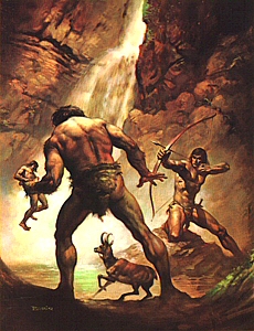 Tarzan and the Ant Men, Boris Vallejo