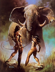 Tarzan and the Castaways, Boris Vallejo