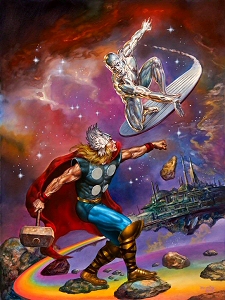 Thor vs the Silver Surfer, Boris Vallejo
