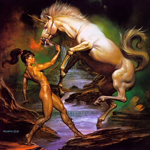 Unicorn (calendar), Boris Vallejo