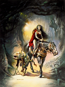 Witch and Her Familiar, Boris Vallejo