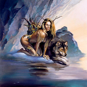 Wolf Girl, Boris Vallejo