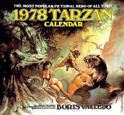 1978 Tarzan Calendar