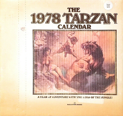 1978 Tarzan Calendar - box