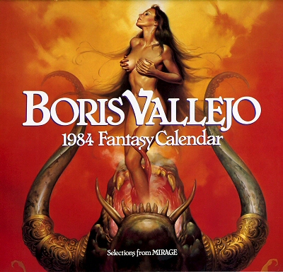 Boris Vallejo 1984 Fantasy Calendar