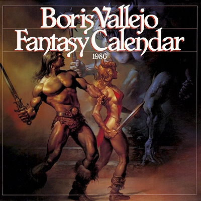 Boris Vallejo 1986 Fantasy Calendar