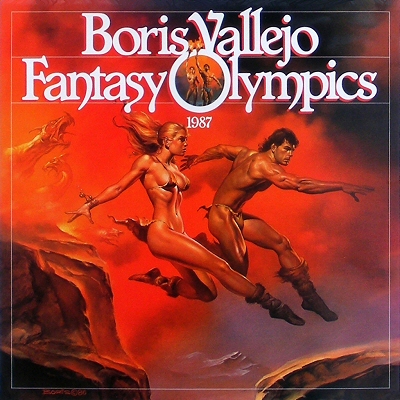 Boris Vallejo 1987 Fantasy Olympics Calendar