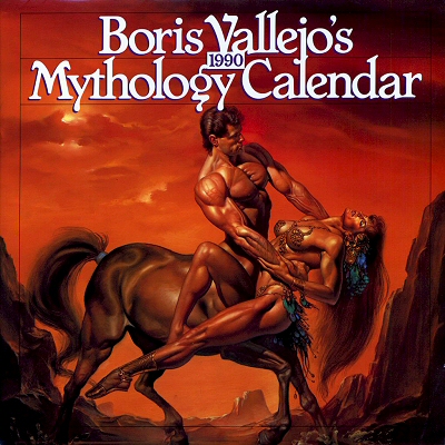 Boris Vallejo 1990 Mythology Calendar