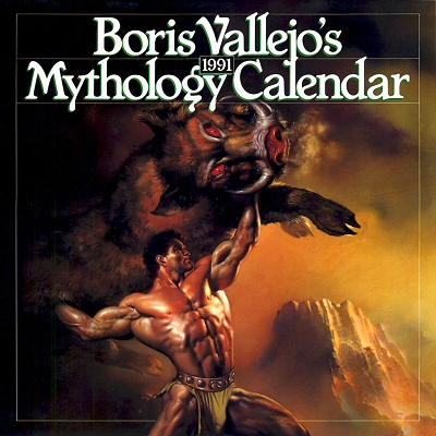 Boris Vallejo 1991 Fantasy Calendar