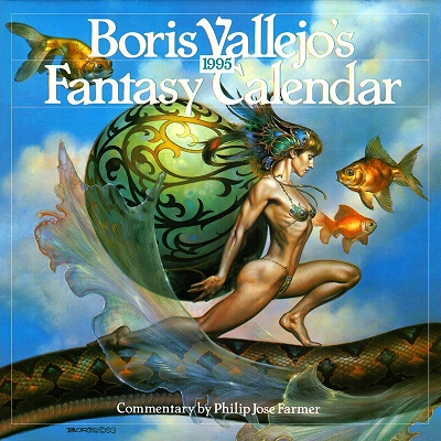 Boris Vallejo 1995 Fantasy Calendar