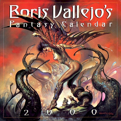 Boris Vallejo 2000 Fantasy Calendar
