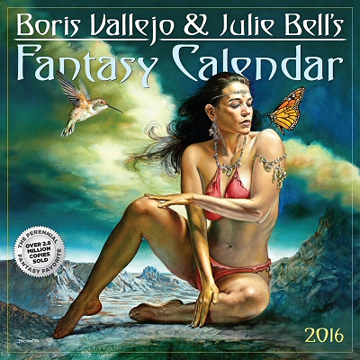 Boris Vallejo & Julie Bell 2016 Fantasy Calendar