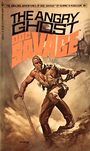 Doc Savage: The Angry Ghost, book cover