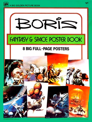 Boris Fantasy & Space Poster Book, book cover