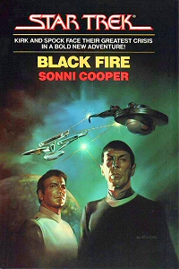 Star Trek: Black Fire, book cover