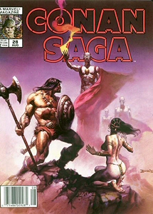 Conan Saga, magazine cover