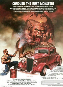 Conquer the Rust Monster, advertisement