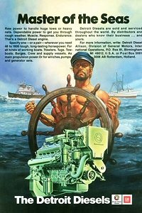 The Detroit Diesels: Master of the Seas, advertisement