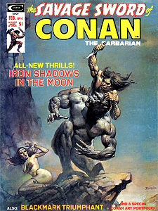Savage Sword of Conan #04, Feb 1975 cover