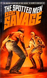 Doc Savage: The Spotted Men, book cover