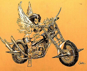 Biker Angel, Julie Bell