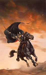 Zorro Rides, Julie Bell