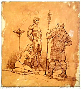 Barba the Slaver - preliminary art, Boris Vallejo