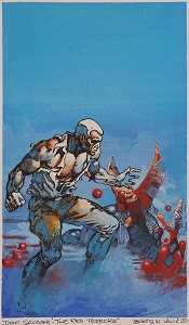 Doc Savage: The Red Terrors - preliminary art, Boris Vallejo